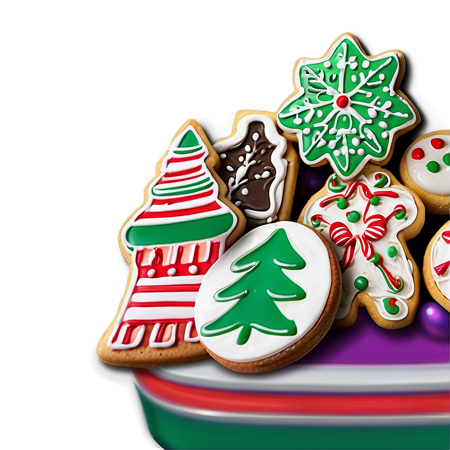 Christmas Cookie Baking Essentials Png Lge PNG Image