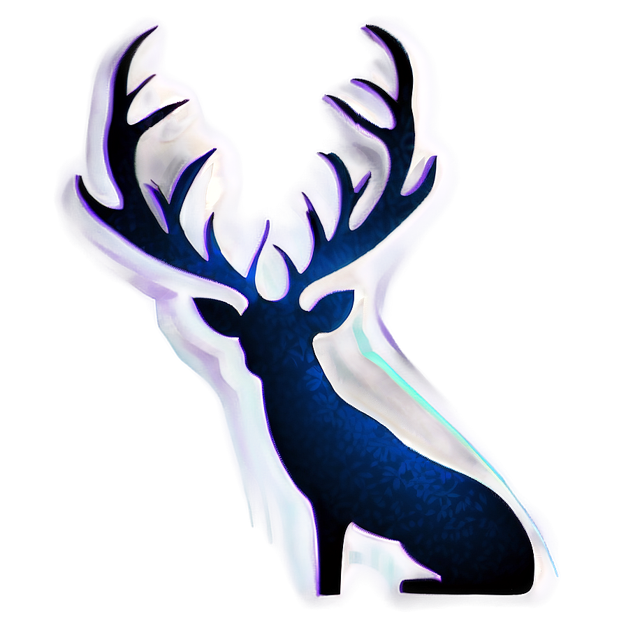 Christmas Deer Silhouette Png Yjq91 PNG Image