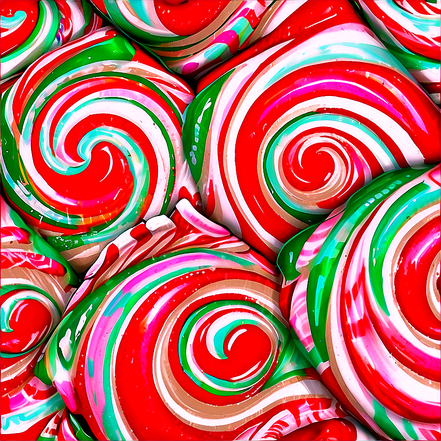 Christmas Eve Peppermint Swirls Png Hks21 PNG Image