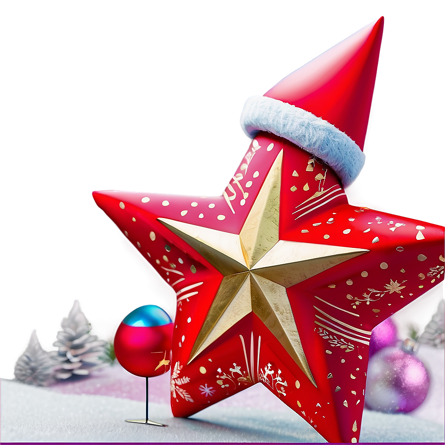 Christmas Eve Star Topper Png 06252024 PNG Image