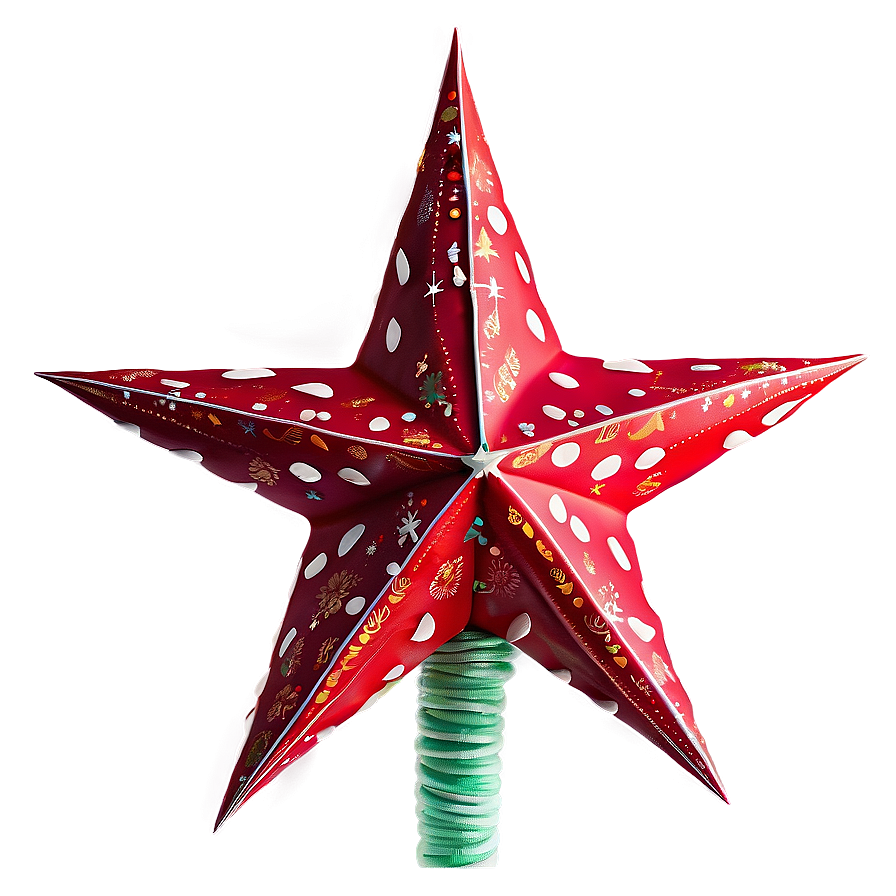 Christmas Eve Star Topper Png 2 PNG Image