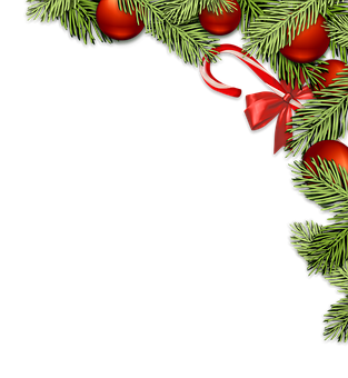 Christmas Festive Background Frame PNG Image