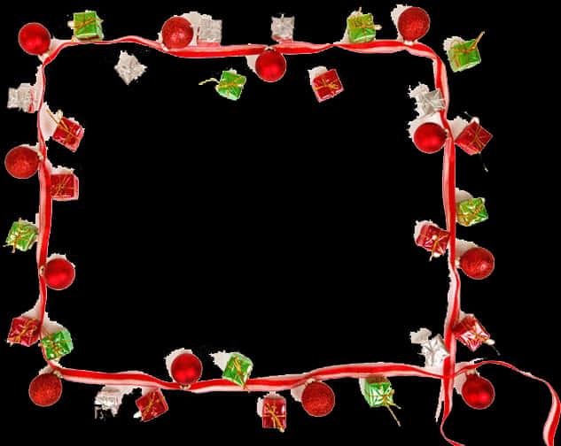 Christmas Frame Decoration Border PNG Image