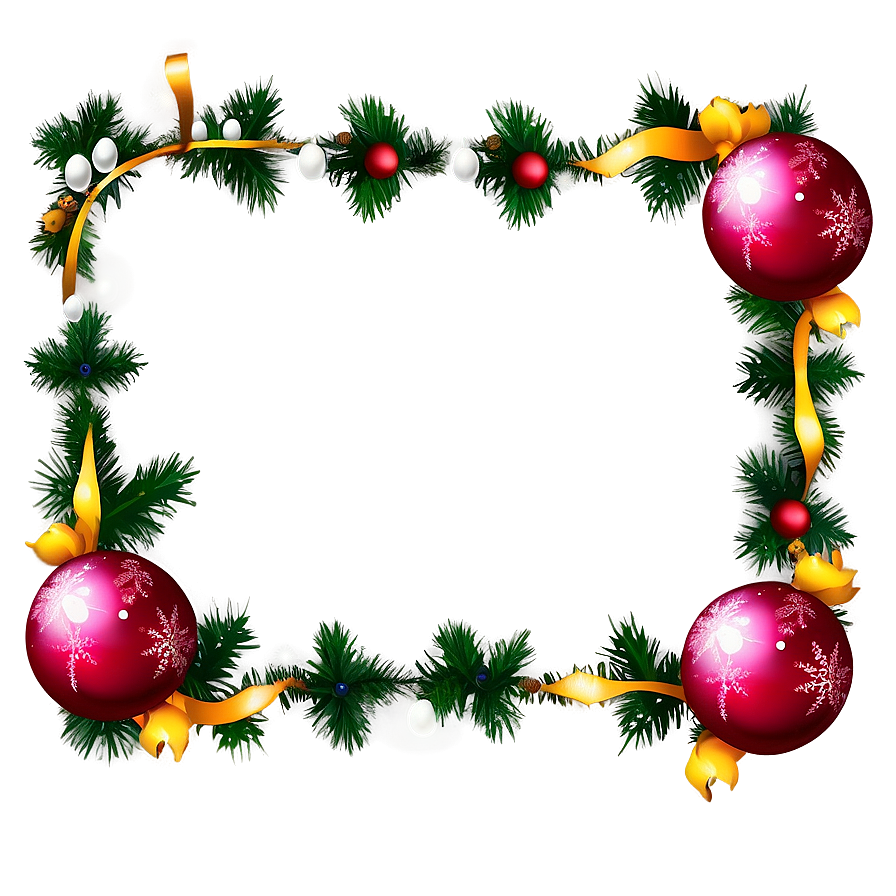 Christmas Frame Png 82 PNG Image