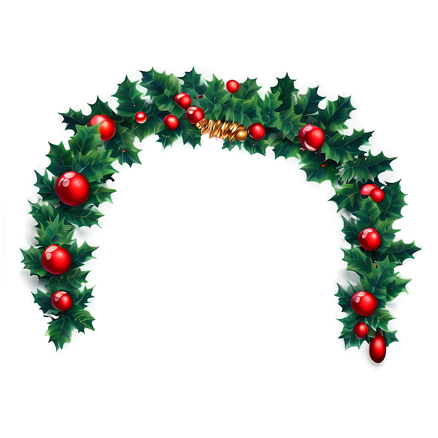 Christmas Garland Border Png 84 PNG Image