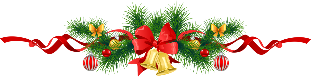 Christmas Garland Decoration.png PNG Image