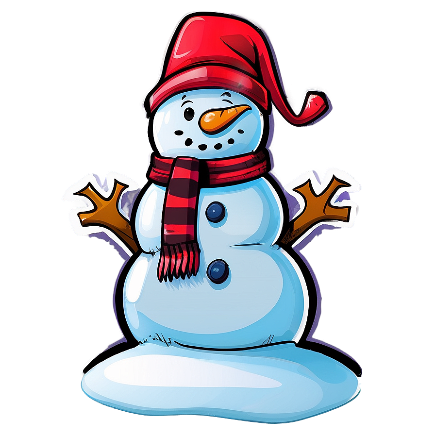 Christmas Hat With Snowman Png 44 PNG Image