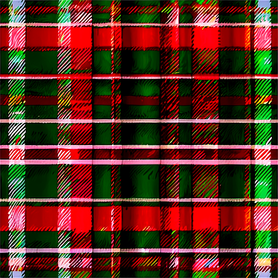 Christmas Holiday Plaid Png 06252024 PNG Image