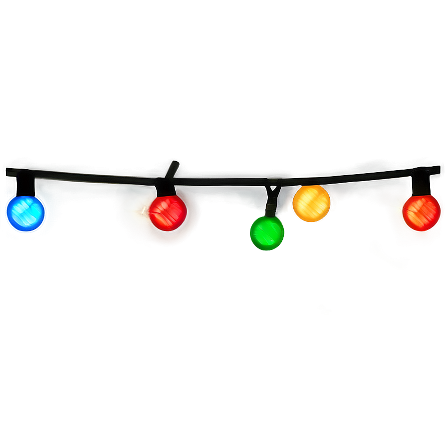 Christmas Lights String Png Dos PNG Image