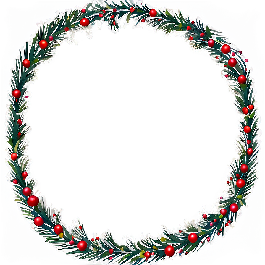 Christmas Photo Border Png Yvj54 PNG Image