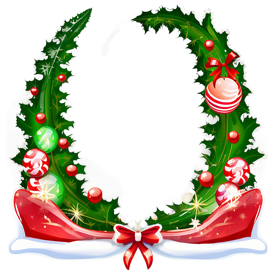 Christmas Photo Frame Png Che PNG Image