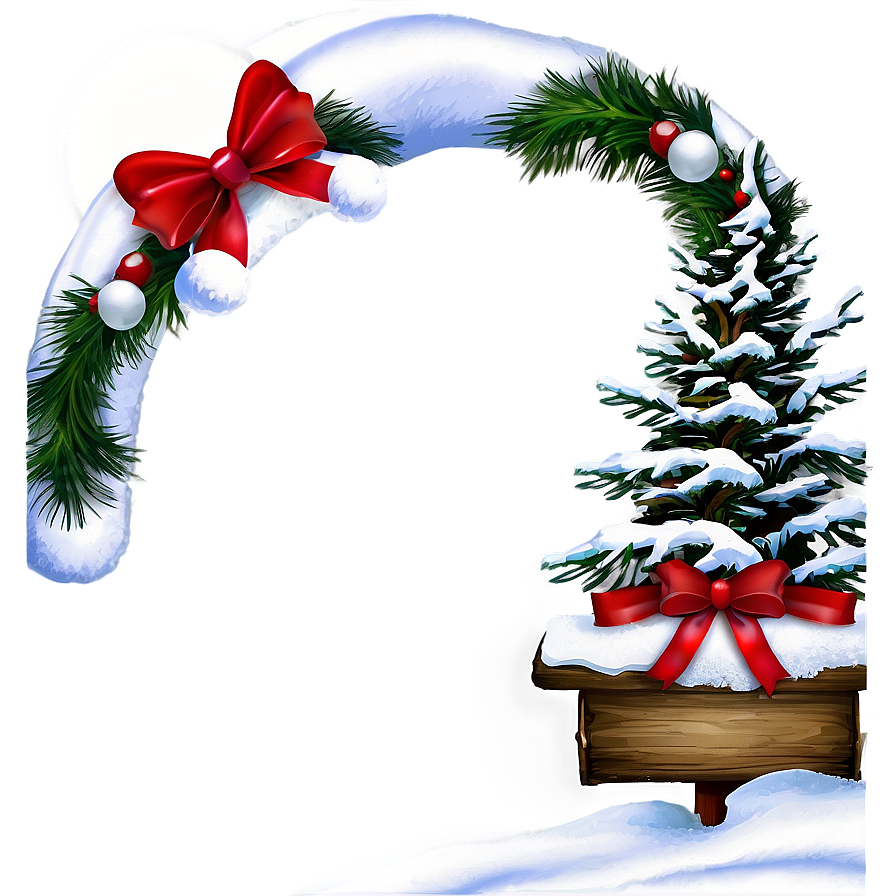 Christmas Photo Frame Png Dty PNG Image