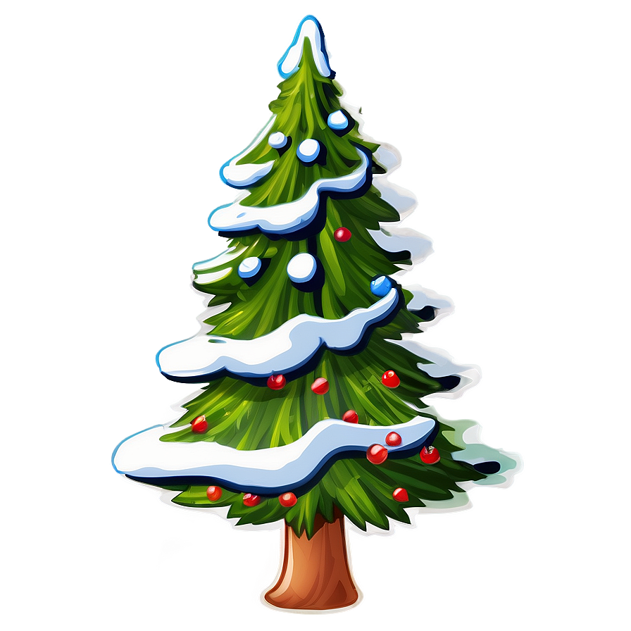 Christmas Pine Trees Png Xjv27 PNG Image