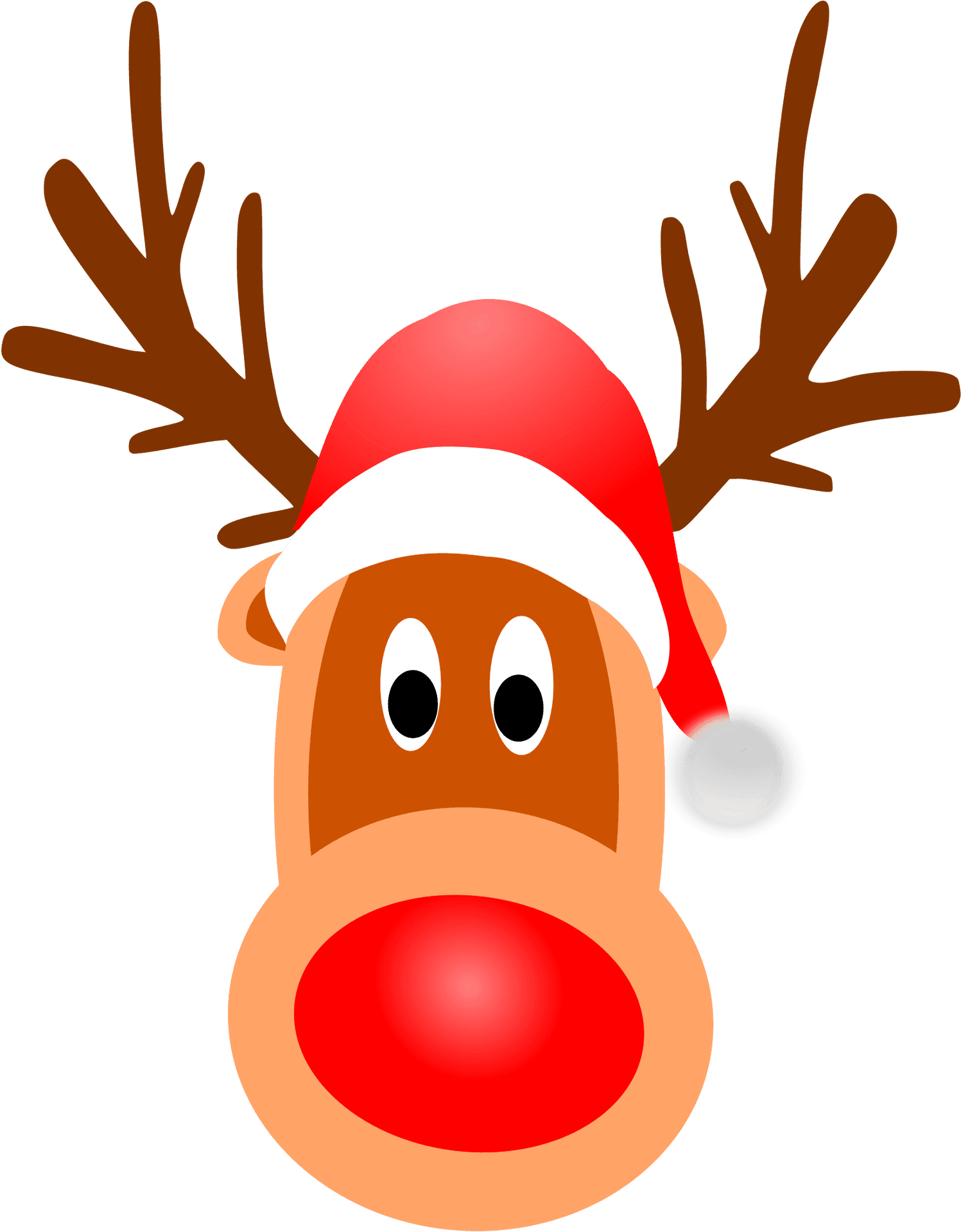 Christmas Reindeer Cartoon PNG Image