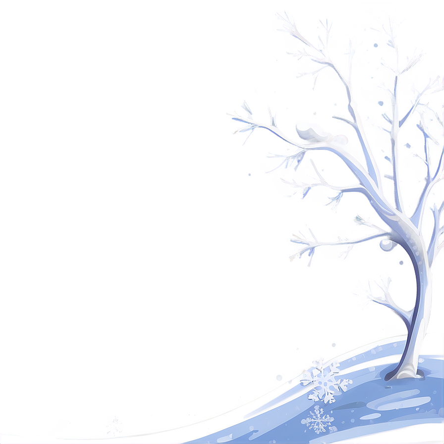 Christmas Snow B PNG Image