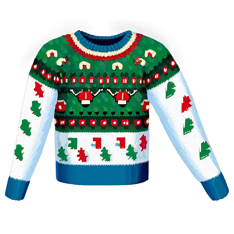 Christmas Sweater Pattern Png 55 PNG Image