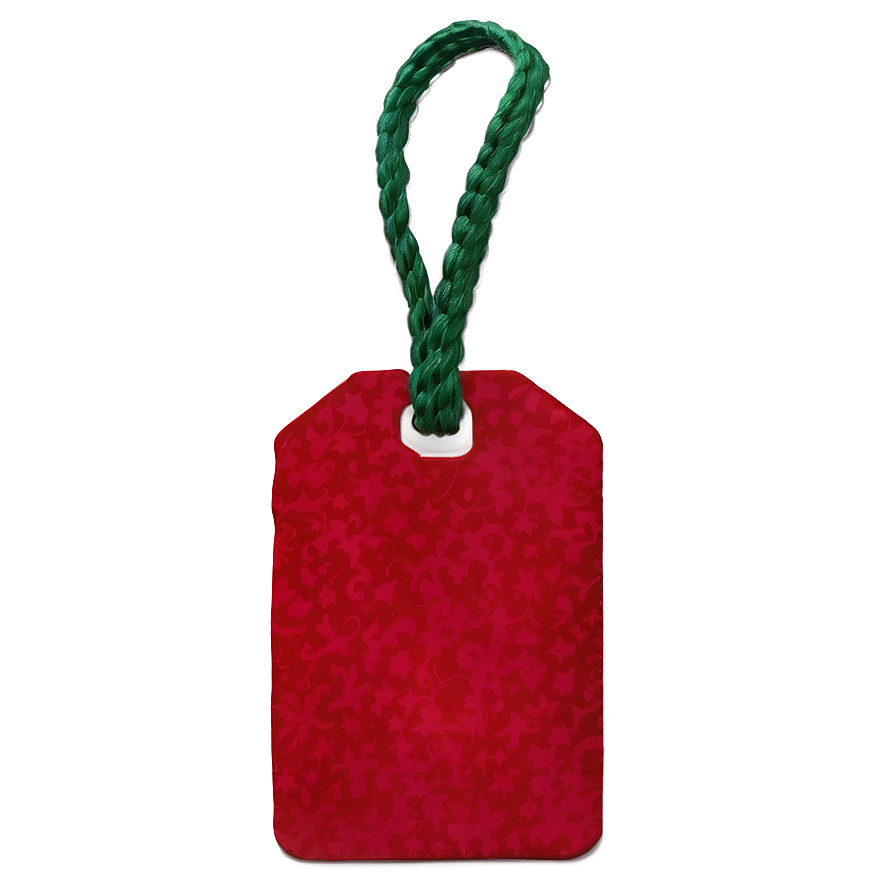 Christmas Tag B PNG Image