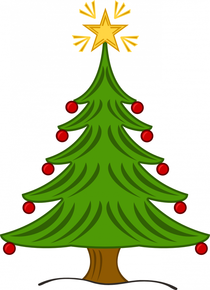 Christmas Tree Clip Art PNG Image