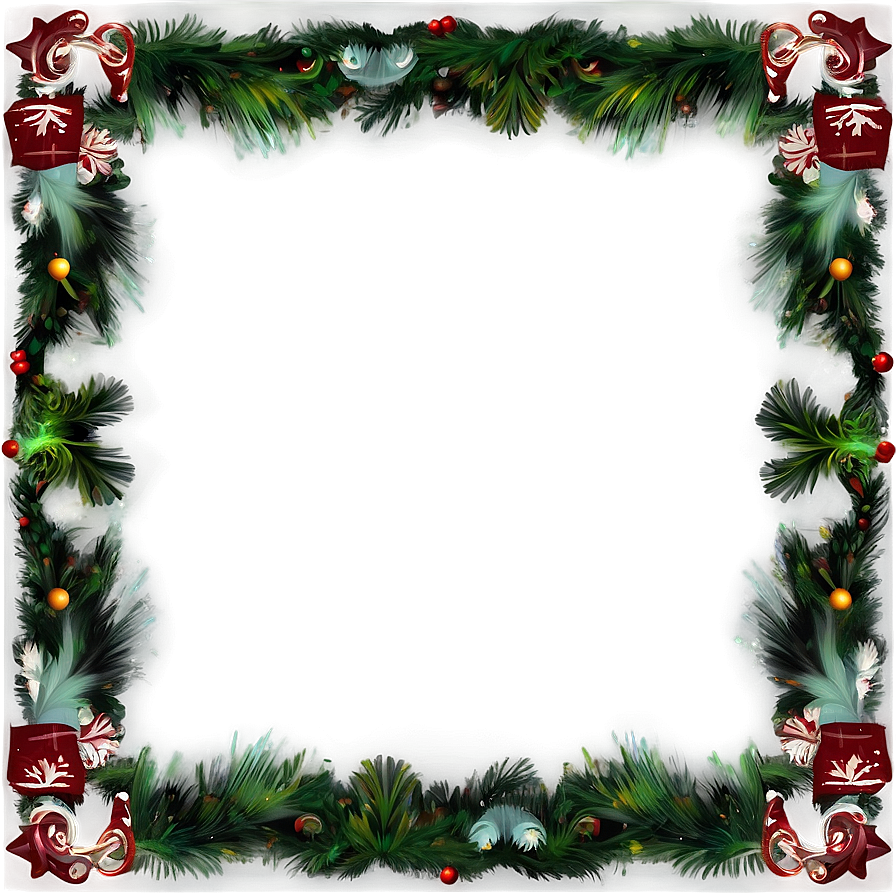 Christmas Tree Frame Png Kpi PNG Image