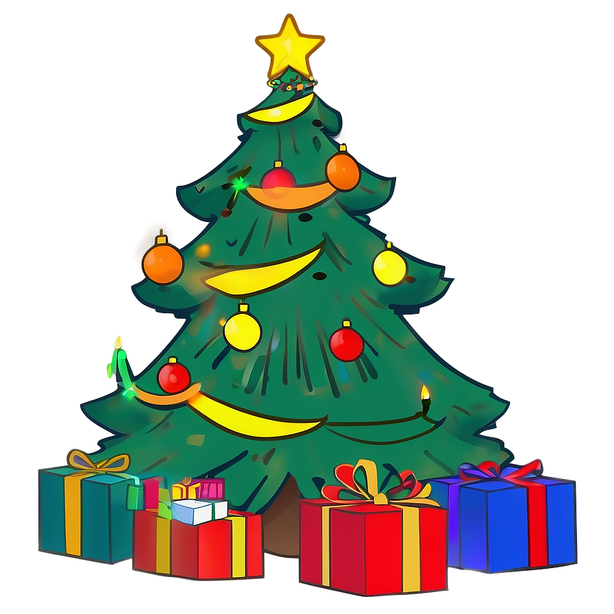 Christmas Tree Outline For Coloring Png 06132024 PNG Image