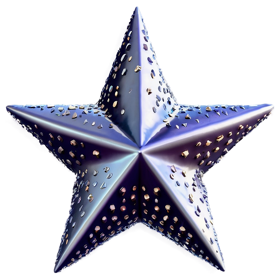 Christmas Tree Star B PNG Image