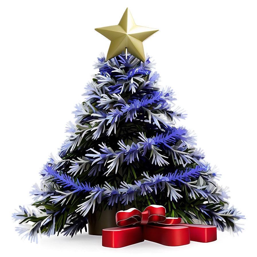 Christmas Tree Star C PNG Image