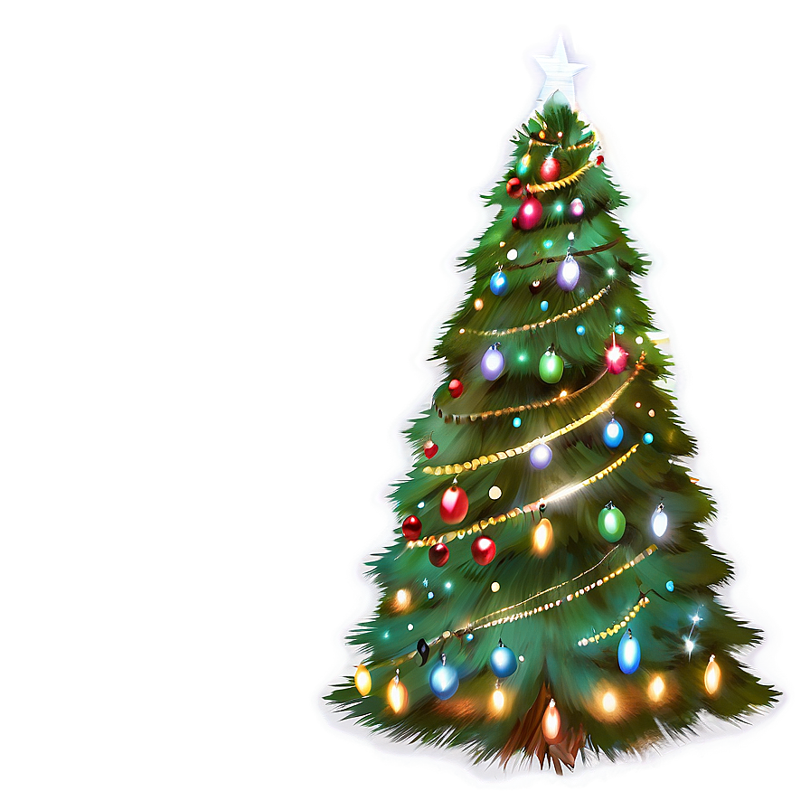 Christmas Tree Transparent Art Png 05262024 PNG Image