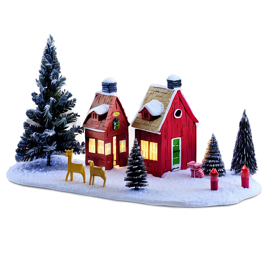 Christmas Village Sets Png 06122024 PNG Image