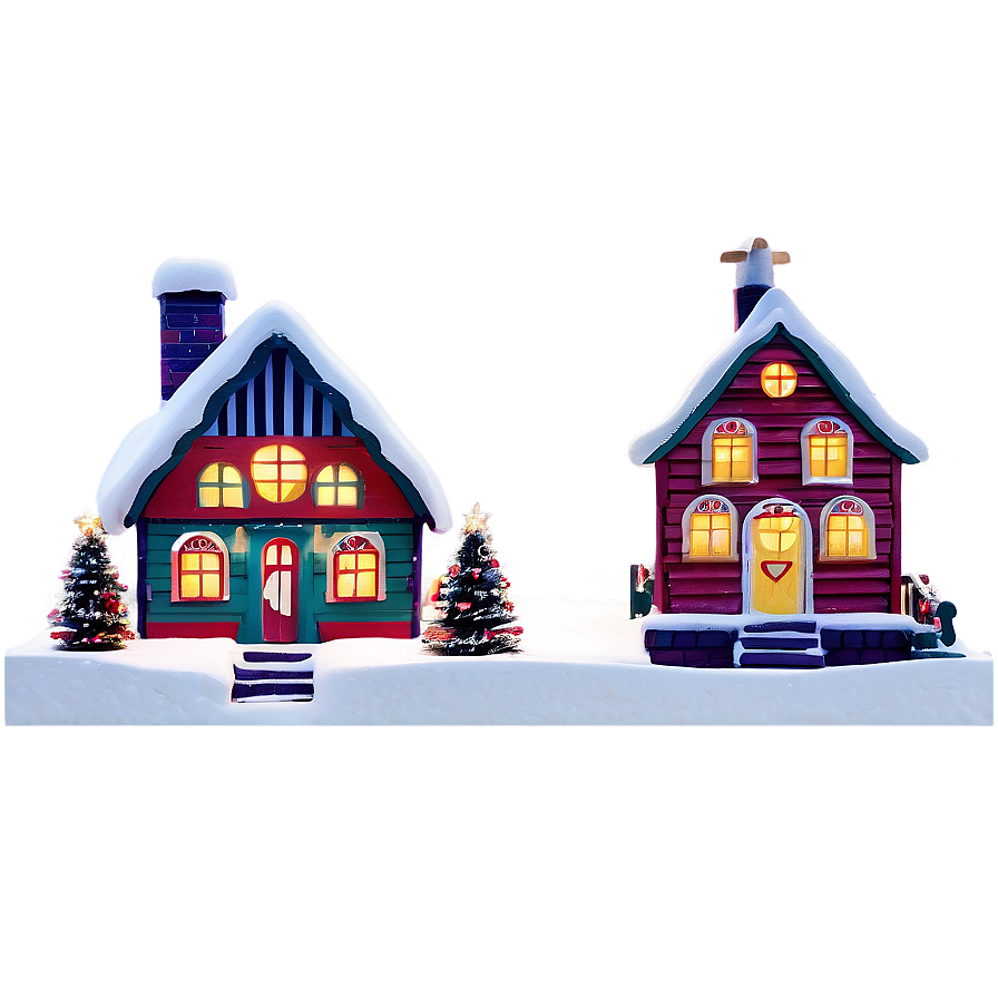 Christmas Village Sets Png Mrw PNG Image