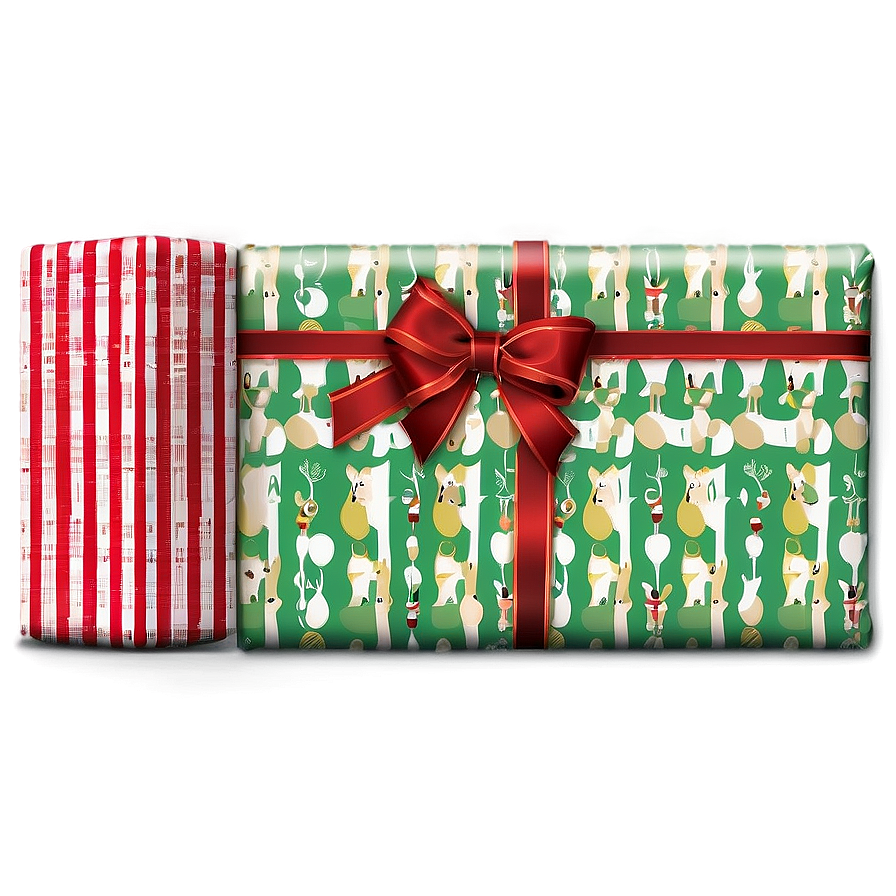 Christmas Wrapping Paper Png Woa PNG Image