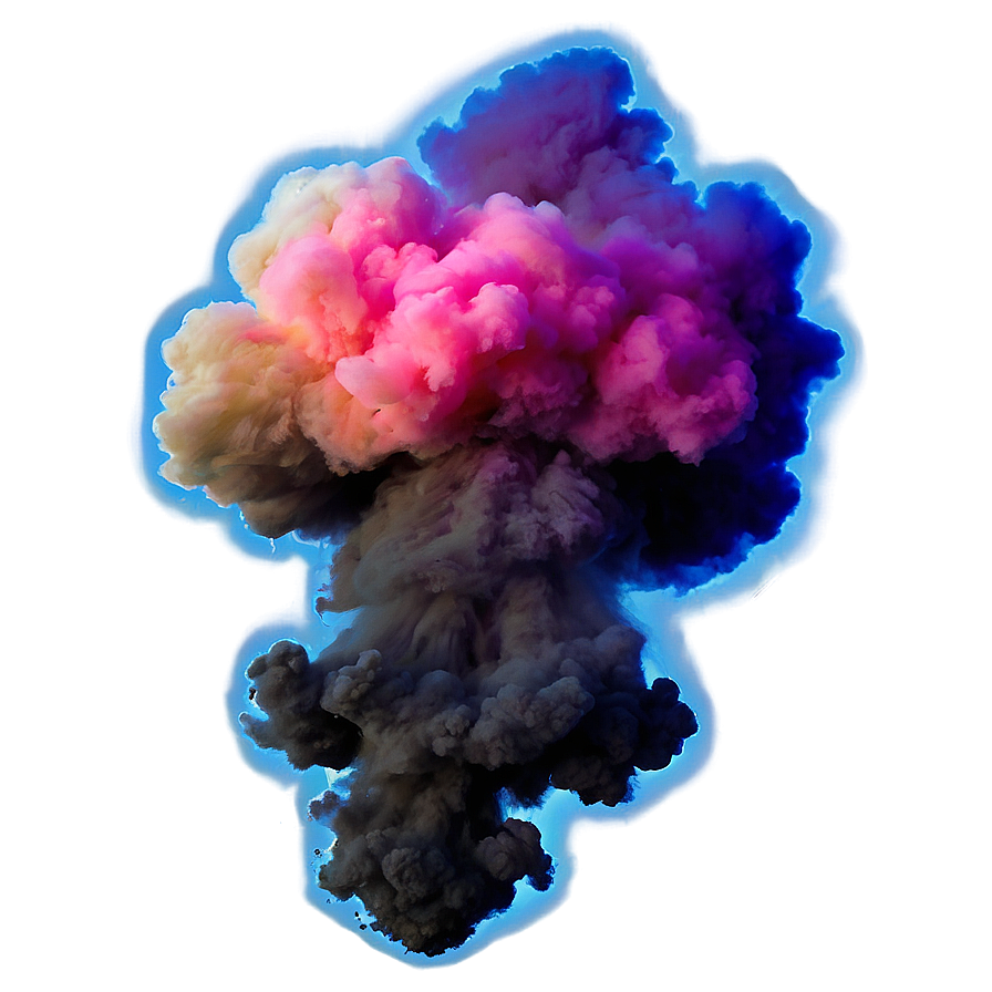 Chromatic Smoke Explosion Png 55 PNG Image