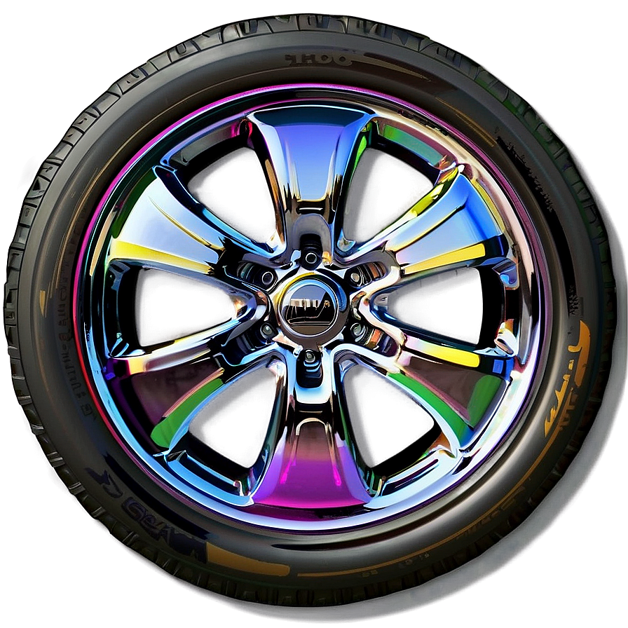 Chrome Car Wheel Png 06122024 PNG Image