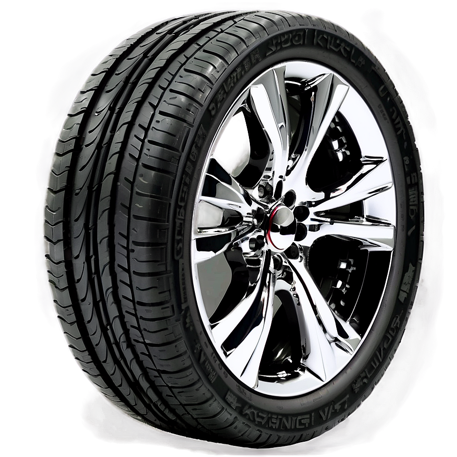 Chrome Car Wheel Png Dgw PNG Image