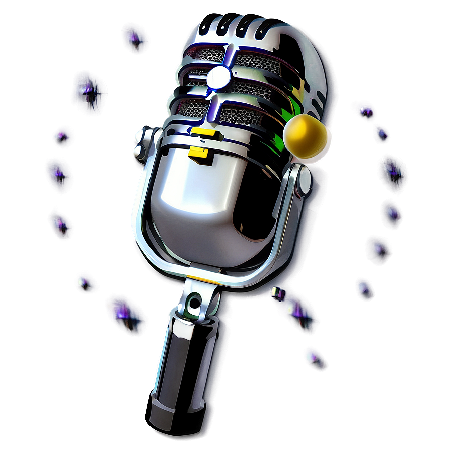 Chrome Radio Microphone Png 06272024 PNG Image