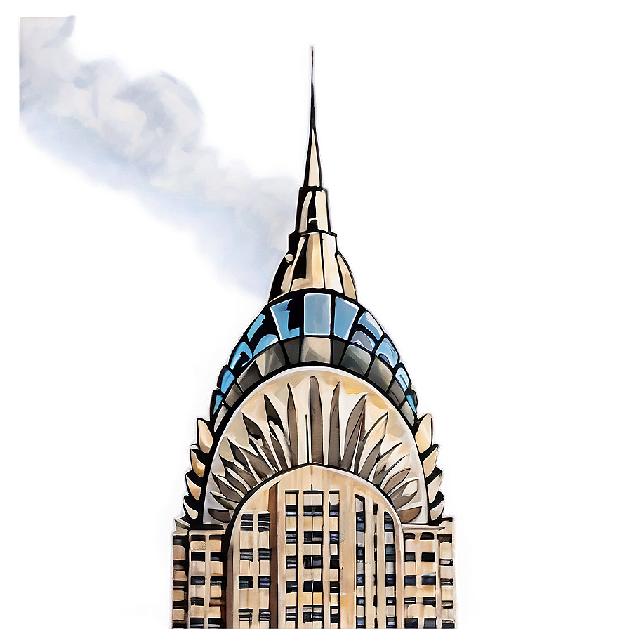 Chrysler Building Cloudy Sky Png 8 PNG Image