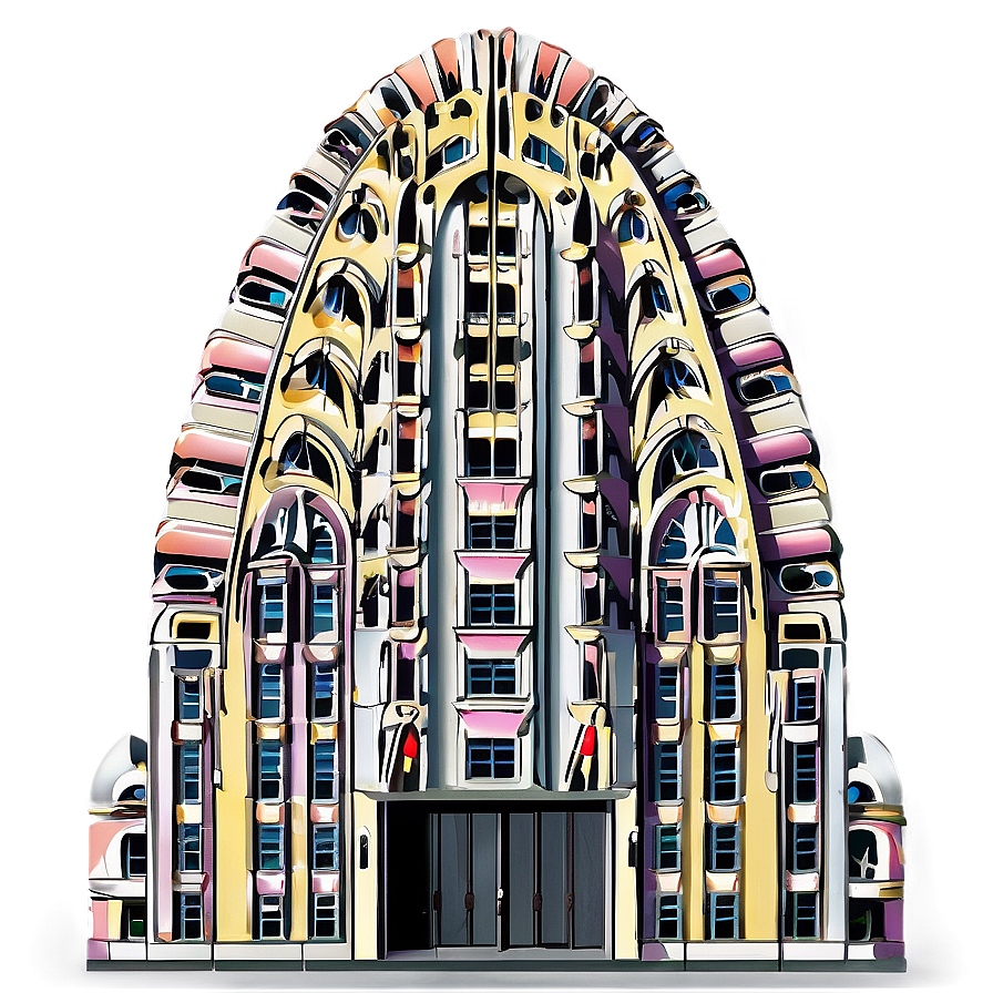 Chrysler Building Entrance Facade Png Sfq10 PNG Image