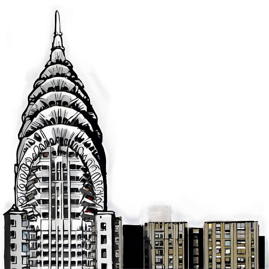 Chrysler Building Gothic Features Png Uhn26 PNG Image