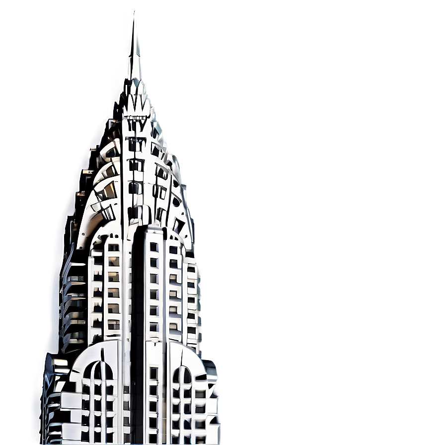 Chrysler Building Historical Image Png 8 PNG Image