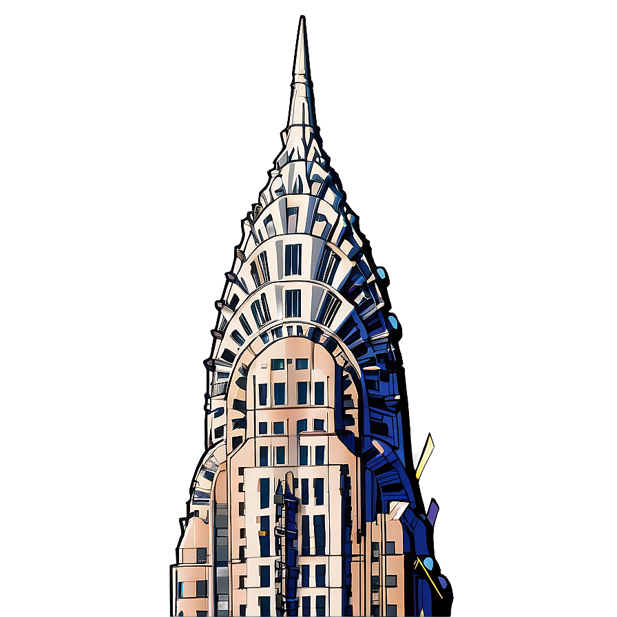 Chrysler Building In Autumn Png Myh83 PNG Image