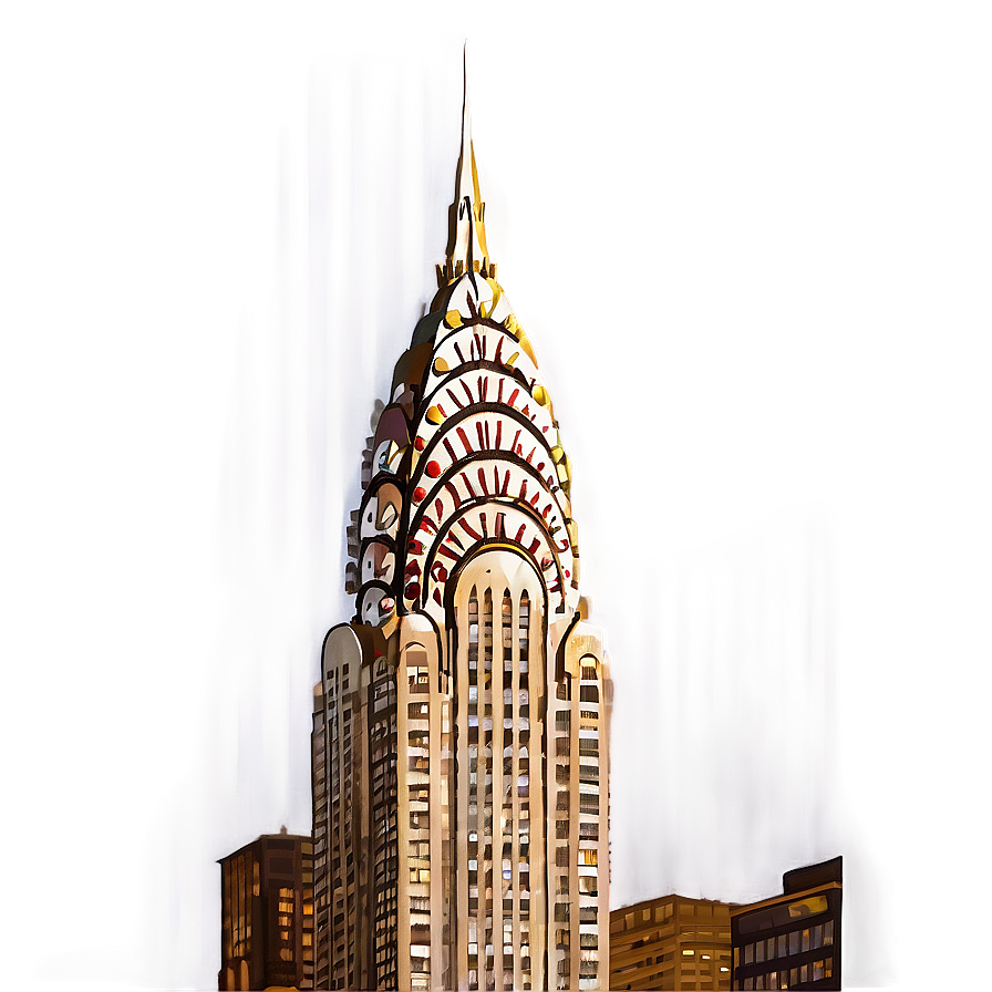 Chrysler Building In Fog Png 06252024 PNG Image