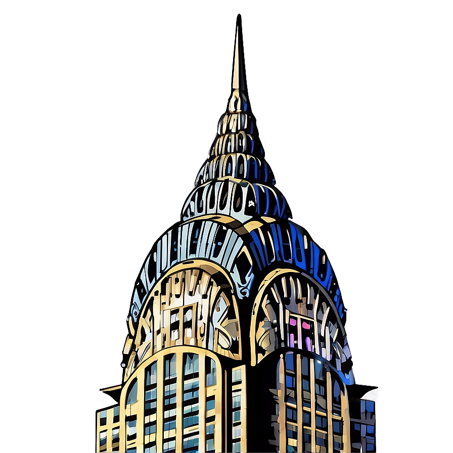 Chrysler Building In Rain Png Uot91 PNG Image