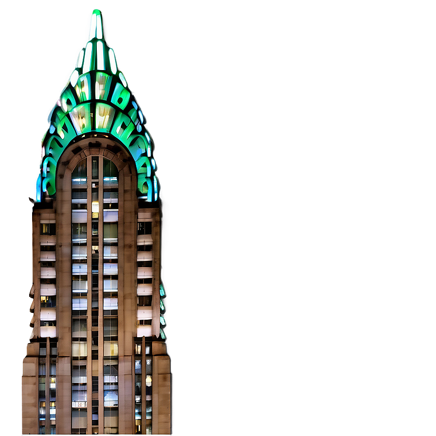 Chrysler Building Night Lights Png 21 PNG Image