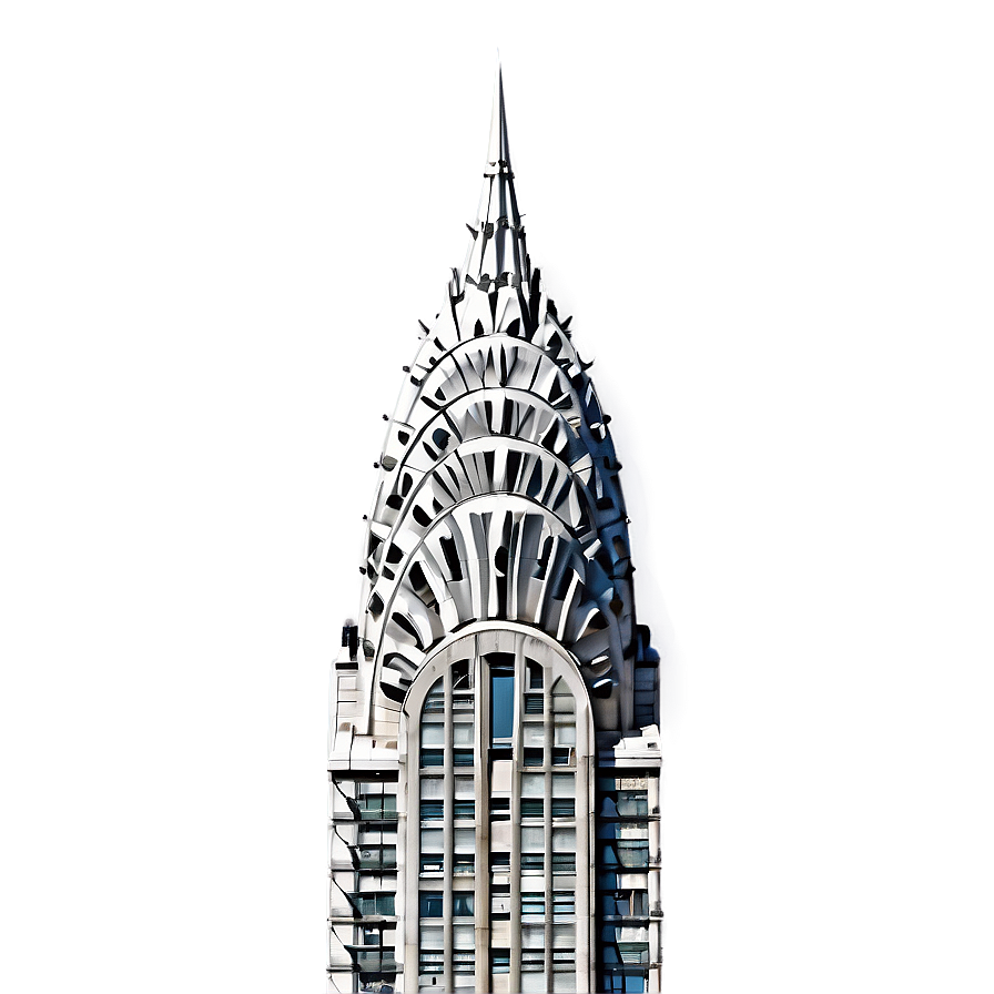 Chrysler Building Rooftop View Png Obt70 PNG Image