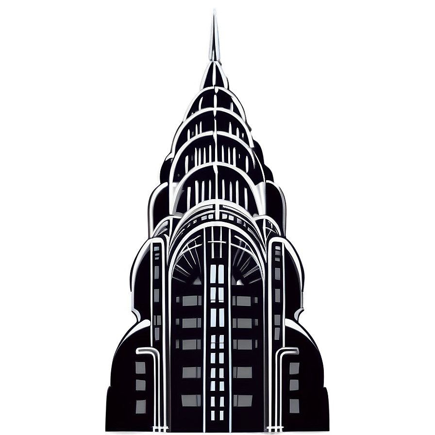 Chrysler Building Skyline Silhouette Png 31 PNG Image