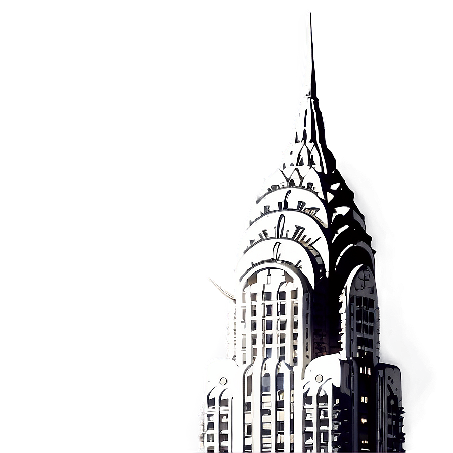 Chrysler Building Sunlit Glow Png Tqk45 PNG Image