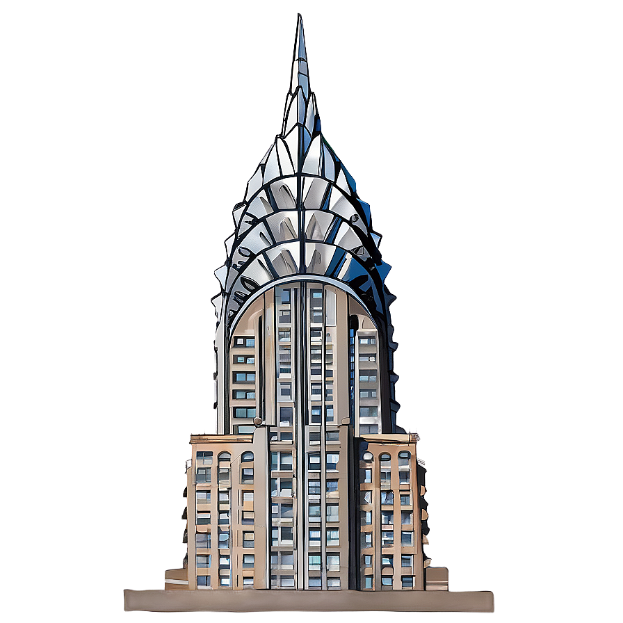 Chrysler Building Top View Png 06252024 PNG Image