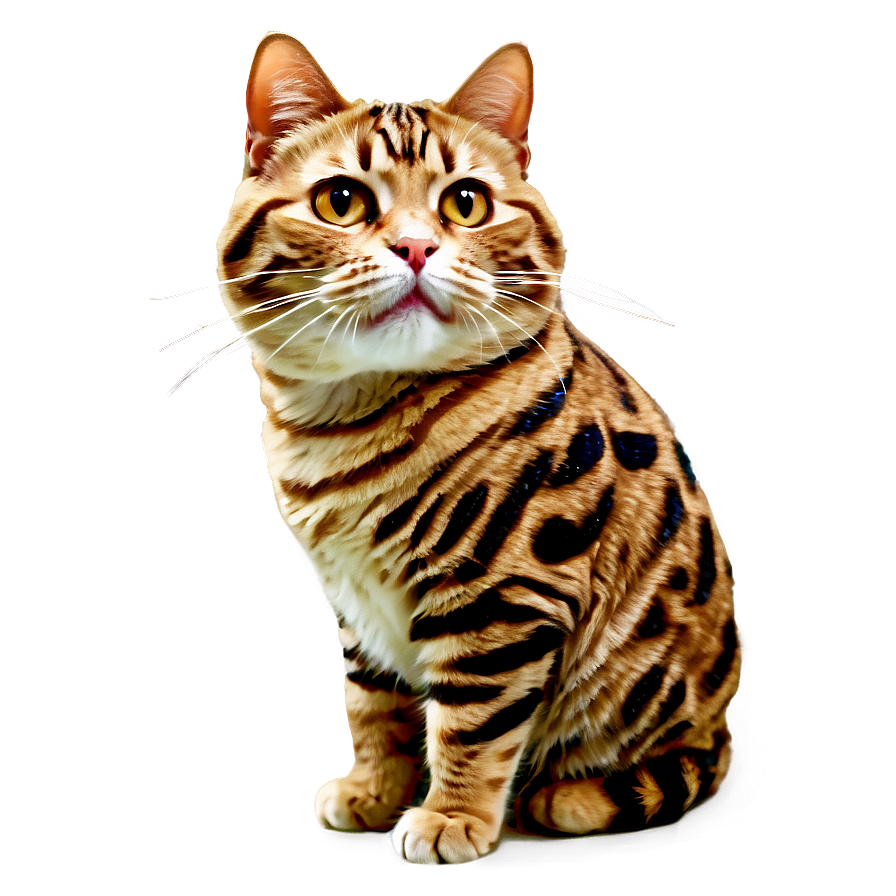 Chubby Cat Cartoon Png D PNG Image