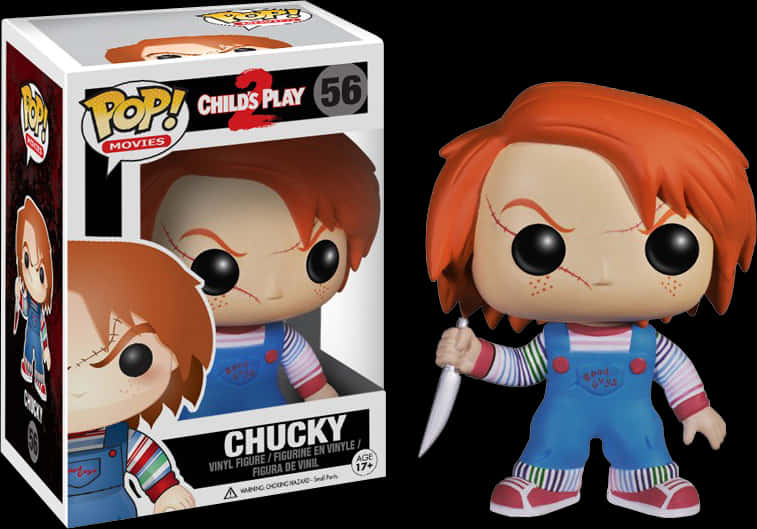 Chucky Funko Pop Figure PNG Image