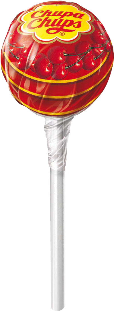 Chupa Chups Cherry Lollipop PNG Image