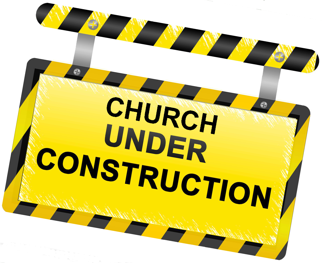 Church Under Construction Sign PNG Image